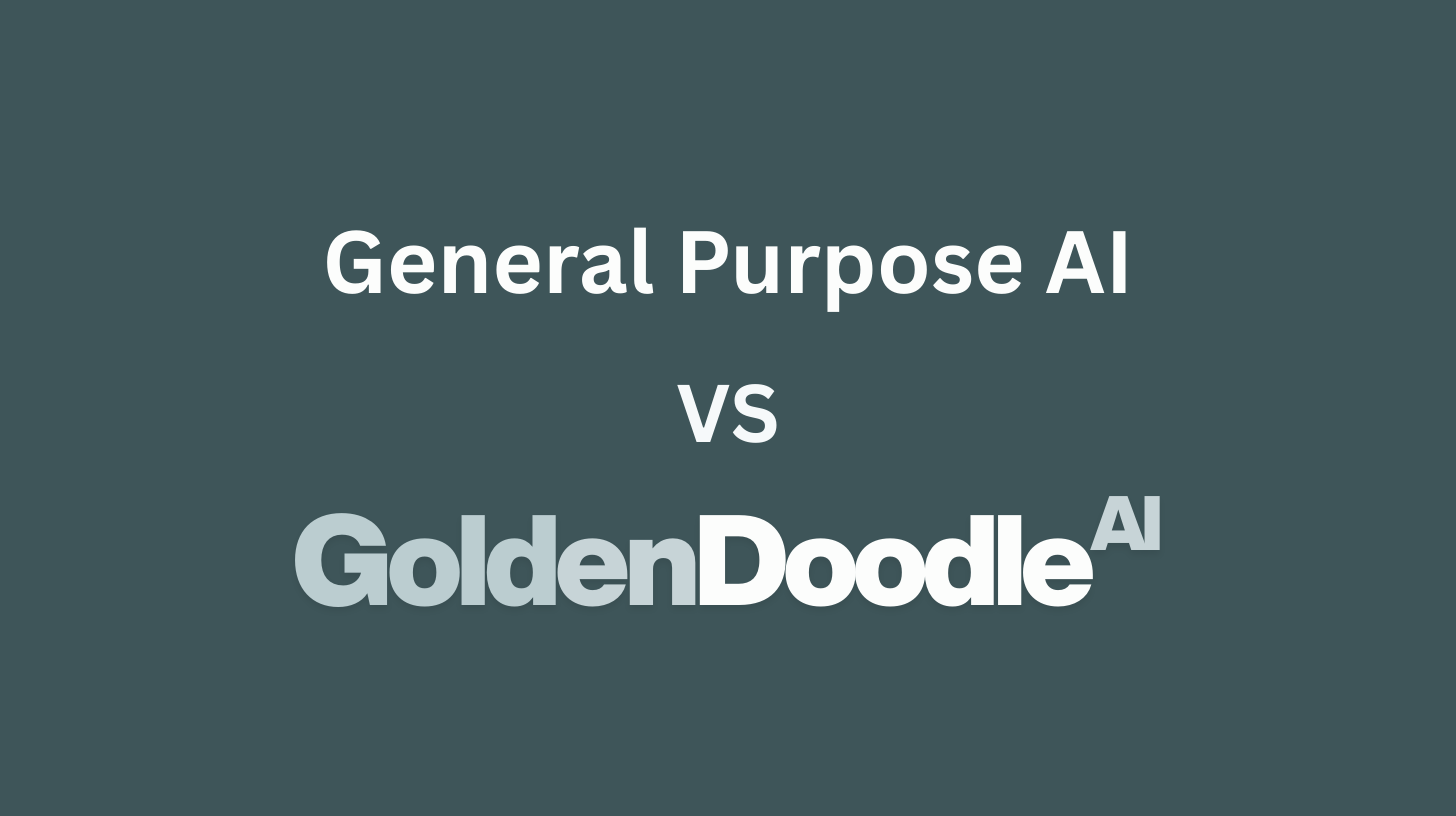 GoldenDoodle AI vs. General-Purpose AI Tools: Reference Document